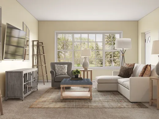 Living Room · Farmhouse designed by Kate