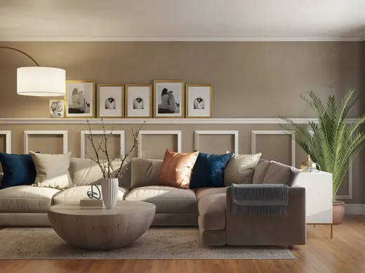 Living Room · Contemporary designed by James