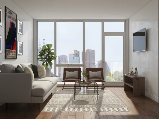 Living Room · Midcentury Modern designed by Kylie