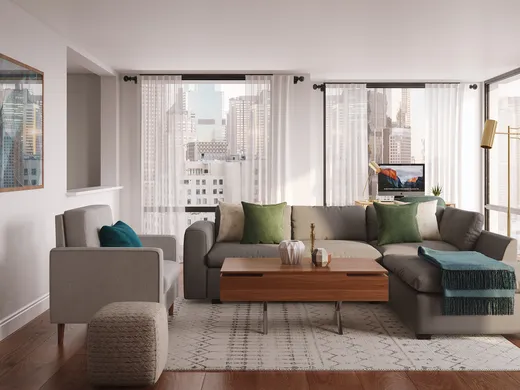 Living Room · Midcentury Modern designed by Allison