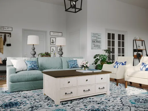 Living Room · Coastal designed by Carla