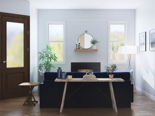 Living Room · Farmhouse designed by Allison