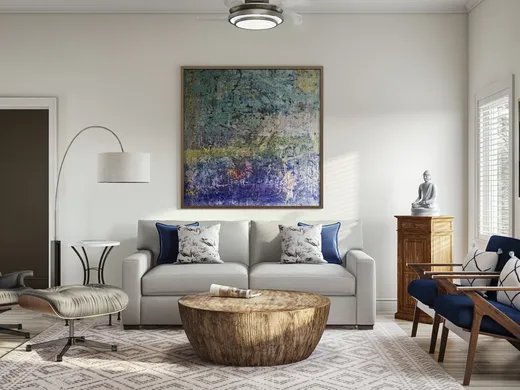 Living Room · Transitional designed by Jacqueline