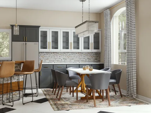 Dining Room · Transitional designed by Jennifer