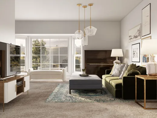 Living Room · Bohemian designed by Sawyer