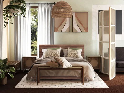 Bedroom · Bohemian designed by Stephanie