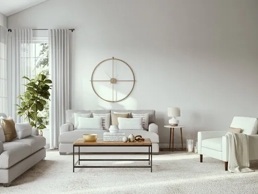 Living Room · Midcentury Modern designed by Tara