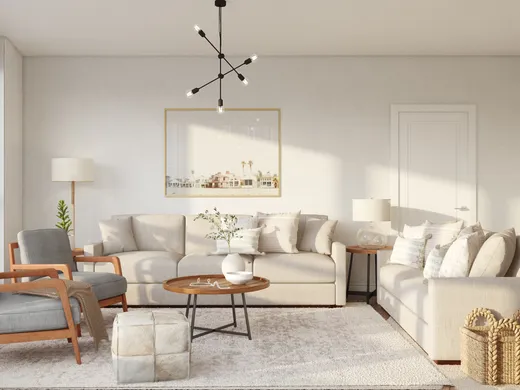 Living Room · Transitional designed by Ana
