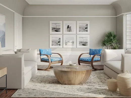 Living Room · Coastal designed by Paige