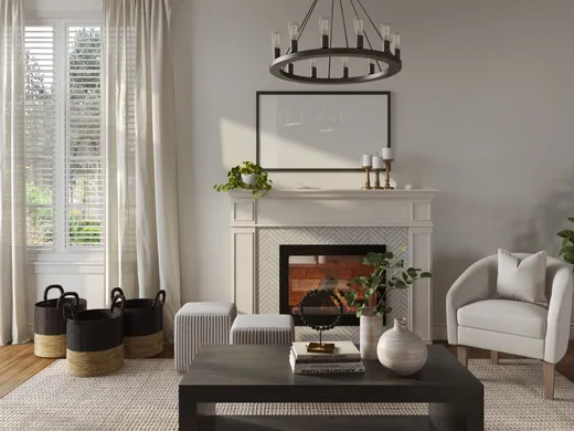 Living Room · Coastal designed by Maria