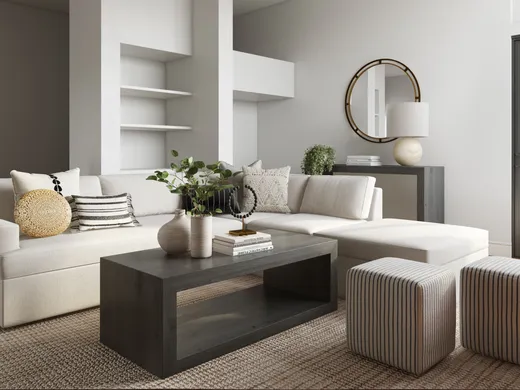 Living Room · Coastal designed by Maria
