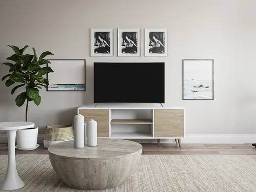 Living Room · Coastal designed by Lisa