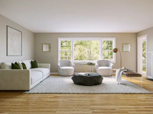 Living Room · Midcentury Modern designed by Paulina
