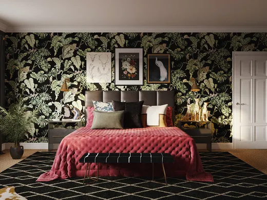 Bedroom · Eclectic designed by Jordan