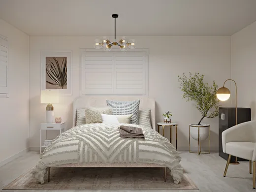 Bedroom · Eclectic designed by Camila