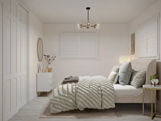 Bedroom · Eclectic designed by Camila
