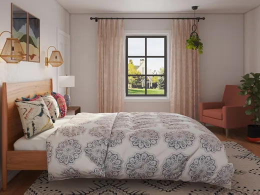 Bedroom · Eclectic designed by Sarice