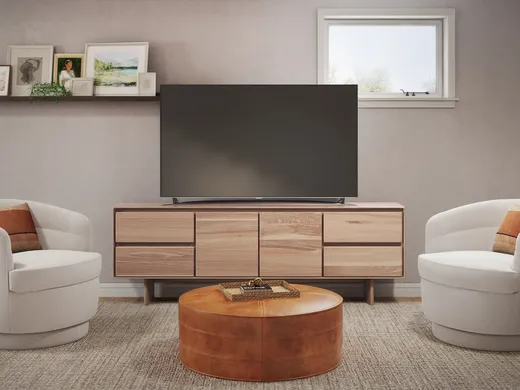 Living Room · Midcentury Modern designed by Sam