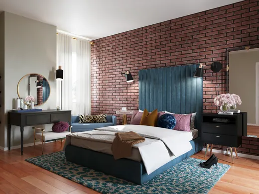 Bedroom · Eclectic designed by Patrice