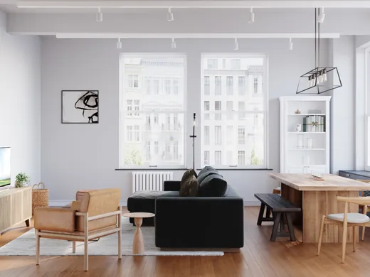 Living Room · Contemporary designed by Colleen