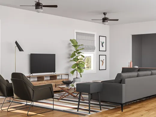 Living Room · Midcentury Modern designed by Gonzalo