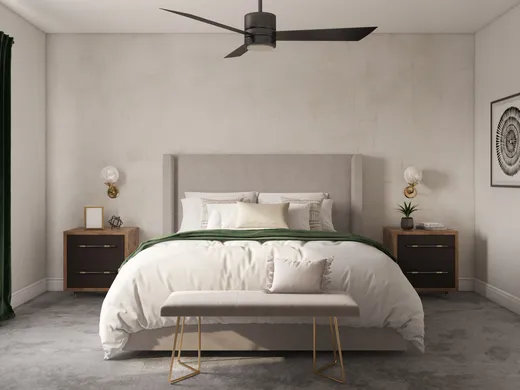 Bedroom · Midcentury Modern designed by Talia