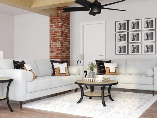 Living Room · Industrial designed by Briana