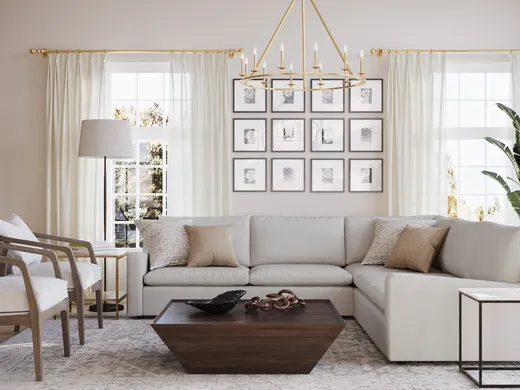 Living Room · Farmhouse designed by Gonzalo