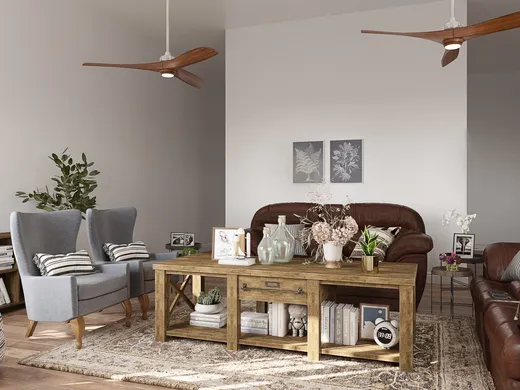 Living Room · Farmhouse designed by Carla