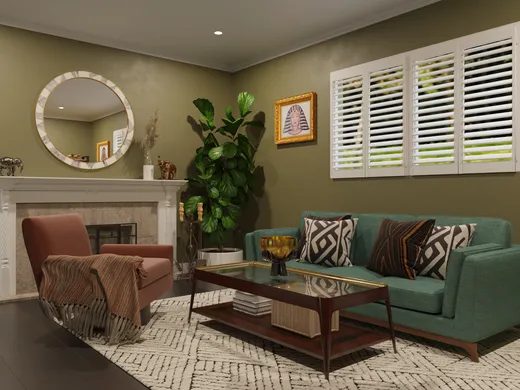 Living Room · Eclectic designed by Freddi