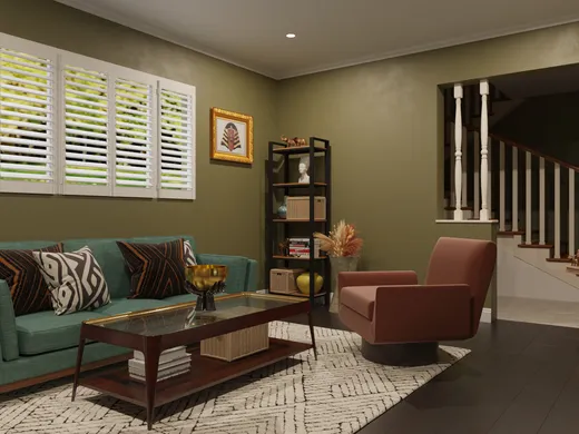 Living Room · Eclectic designed by Freddi