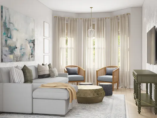 Living Room · Coastal designed by Jennifer