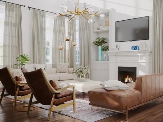 Living Room · Classic Contemporary designed by Sara