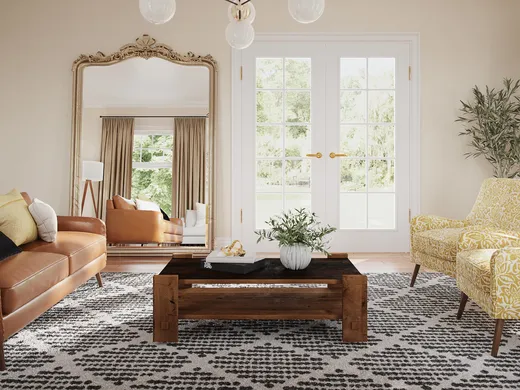Living Room · Contemporary designed by Maria