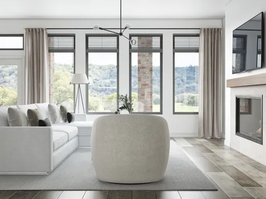 Living Room · Modern designed by Katherine