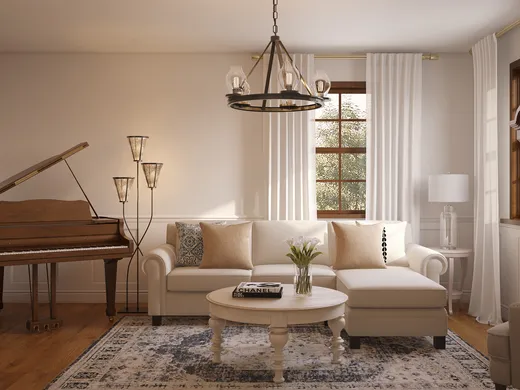Living Room · Coastal designed by Lucila