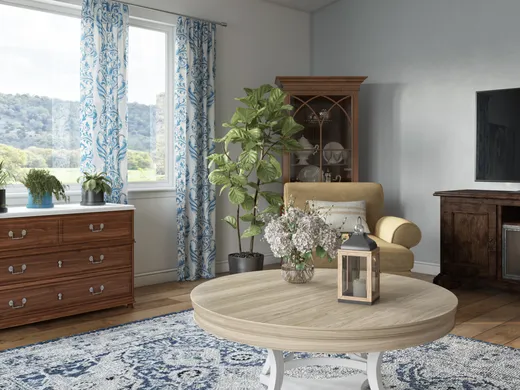 Living Room · Farmhouse designed by Amanda
