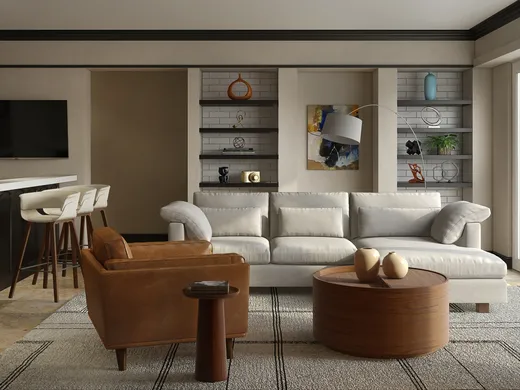 Living Room · Modern designed by Katrina