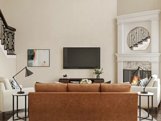 Living Room · Industrial designed by Caitlin