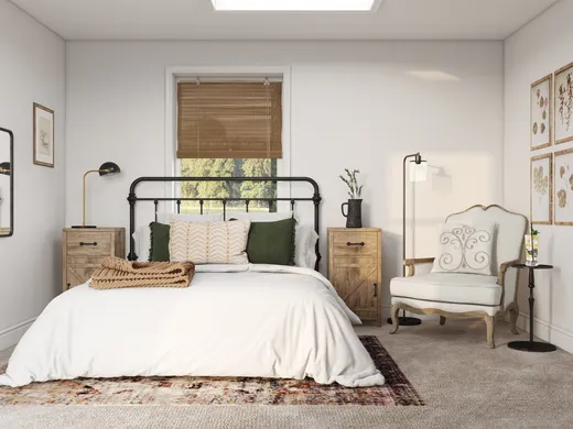 Bedroom · Rustic designed by Marisa