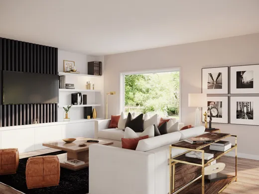 Living Room · Contemporary designed by Anny