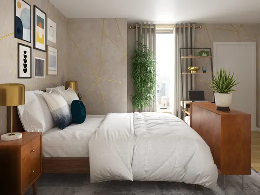 Bedroom · Midcentury Modern designed by Gabrielle