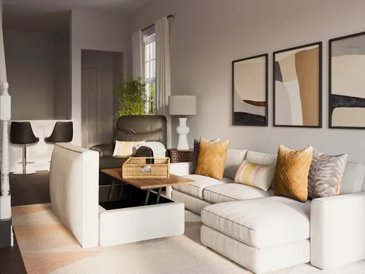 Living Room · Contemporary designed by Julia