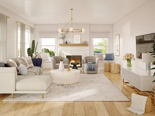 Living Room · Farmhouse designed by Xiomara