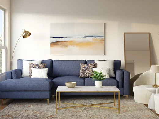 Living Room · Glam designed by Sofia