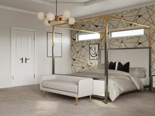 Bedroom · Glam designed by Toussaint