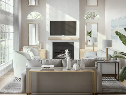 Living Room · Contemporary designed by Denise