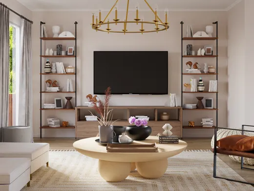 Living Room · Contemporary designed by Ghianella