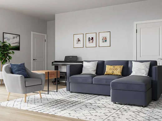 Living Room · Transitional designed by Francesca