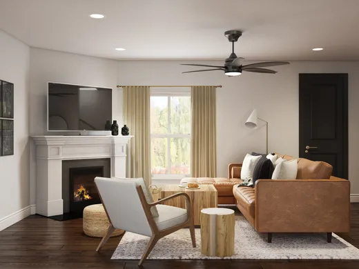 Living Room · Farmhouse designed by Camila